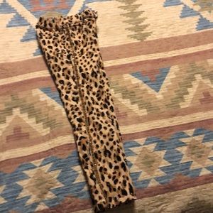 Girls Cheetah print jeans